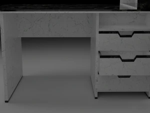 Office Desk With Drawer 3D Model