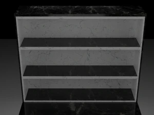 Office Desk With Drawer 3D Model