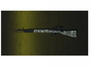 SVT- 40 Sniper Rifle 3D Model