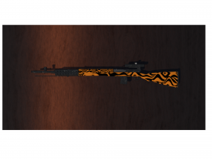 SVT- 40 Sniper Rifle 3D Model