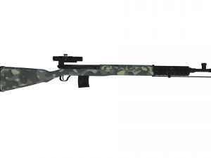 SVT- 40 Sniper Rifle 3D Model