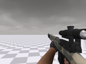 SVT- 40 Sniper Rifle 3D Model