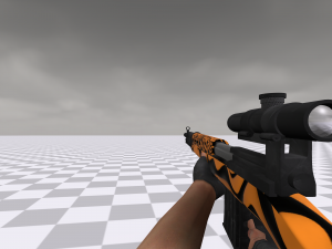 SVT- 40 Sniper Rifle 3D Model