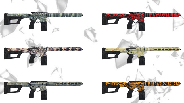 SIGM400 TREAD Rifle 3D Model .c4d .max .obj .3ds .fbx .stl .blend 