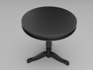 Coffee Shop Chair and Table 3D 模型