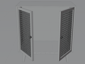 Chandigarh Furniture Table chair cabinet bench Modello 3D