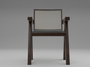Chandigarh Furniture Table chair cabinet bench Modello 3D