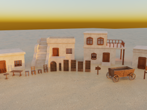 Desert Pack - Game Ready Asset Model 3D