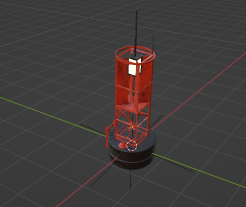 Buoy 3D Model .c4d .max .obj .3ds .fbx .stl .blend 