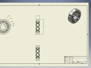 Ball Bearing 3D Print Model