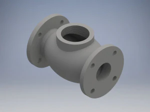 Non-Return Valve 3D Print Model