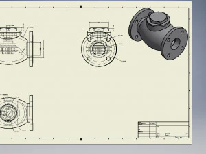 Non-Return Valve 3D Print Model