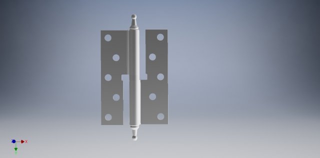 Door Hinge 3D Принт Модель .c4d .max .obj .3ds .fbx .stl .blend 