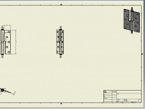 Door Hinge 3D Принт Модель