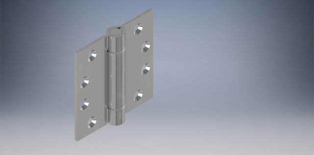 Door Hinge Modelo de impresión 3D .c4d .max .obj .3ds .fbx .stl .blend 