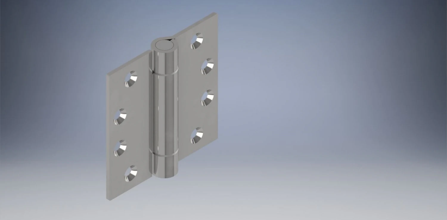 Door Hinge 3D Print Model .c4d .max .obj .3ds .fbx .stl .blend