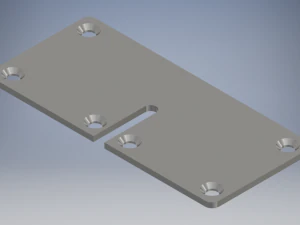 顶部枢轴铰链 3D 打印模型