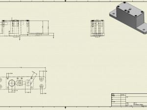 Top Pivot Hinge 3D Принт Модель