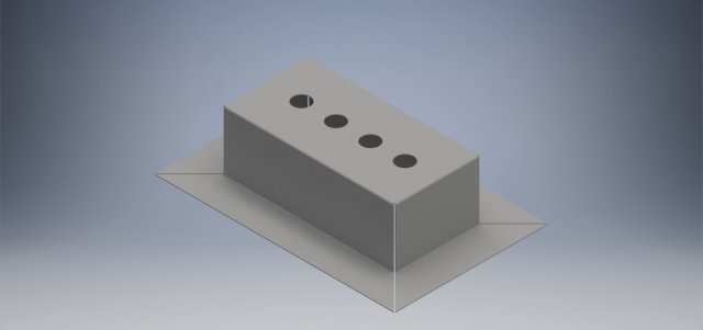 Sheet Metal 3D Print Model .c4d .max .obj .3ds .fbx .stl .blend 