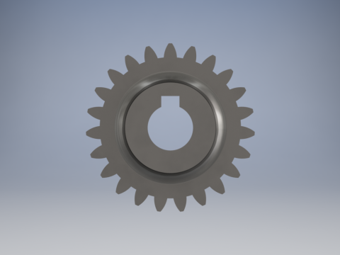 Bevel Gear Precision with Technical Drawing Model Cetak 3D