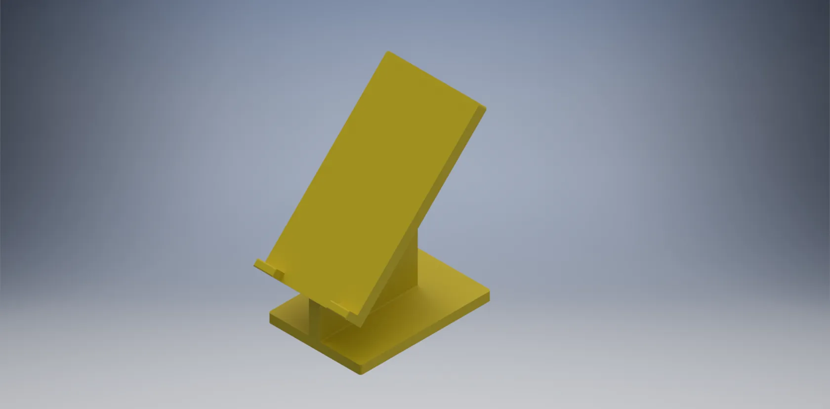 Minimalist Adjustable Phone Stand 3D Printable Desk Holder 3D Print Model .c4d .max .obj .3ds .fbx .stl .blend 