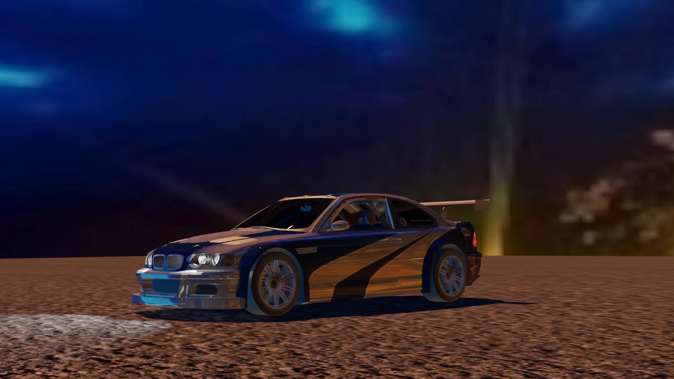 M3 gtr e46 3D Model .c4d .max .obj .3ds .fbx .stl .blend