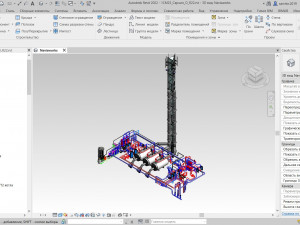 Block-modular boiler house 3D मॉडल