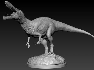 Dinosaur Suchomimus Jurassic park Model Cetak 3D