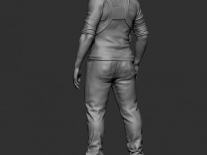 Uncharted 4 Nathan Drake Statue 3D Print Model
