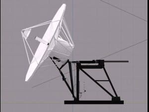 Satellite antenna Andrew 7 meter 3Dモデル