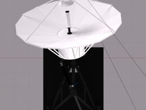 Satellite antenna Andrew 7 meter 3Dモデル