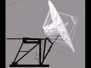 Satellite antenna Andrew 7 meter 3Dモデル