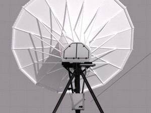 Satellite antenna Andrew 7 meter 3Dモデル