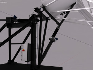 Satellite antenna Andrew 7 meter 3Dモデル