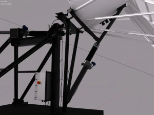 Satellite antenna Andrew 7 meter 3D Model
