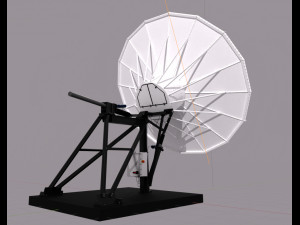 Satellite antenna Andrew 7 meter 3Dモデル