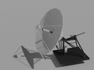 Satellite antenna Andrew 7 meter 3Dモデル