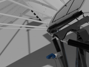 Satellite antenna Andrew 7 meter 3Dモデル