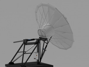 Satellite antenna Andrew 7 meter 3Dモデル