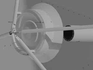 Satellite antenna Andrew 7 meter 3Dモデル