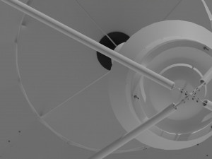 Satellite antenna Andrew 7 meter 3Dモデル