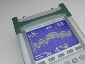 Rohde Schwarz FSH3 Spectrum Analyzer 3D Модель
