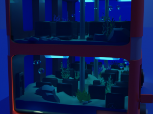 Terrarium on wheels 3D-Modell