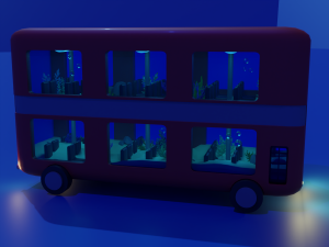 Terrarium on wheels 3D-Modell