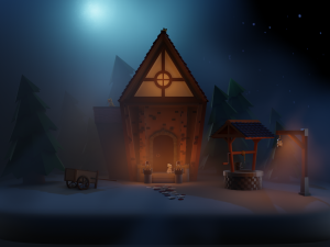 The house in the fog 3D 모델