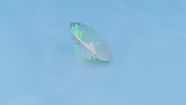 Brilliant Cut Diamond 3D Model .c4d .max .obj .3ds .fbx .stl .blend 