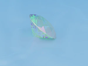 Briljant geslepen diamant 3D Model