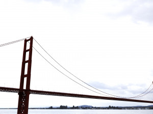 Suspension Bridge Model 3D