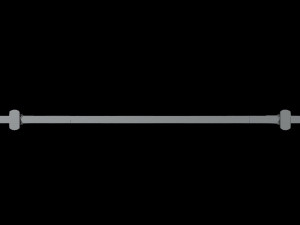 Suspension Bridge Model 3D