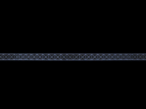 Steel Through Arch Bridge 3D Model